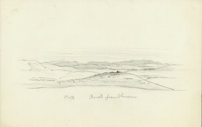 Jezreel from Shunem, 1874 by Claude Conder